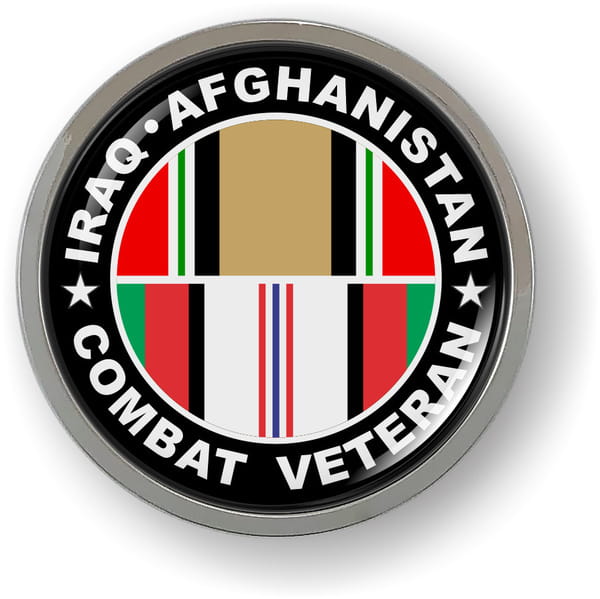 Iraq - Afghanistan Combat Veteran Emblem